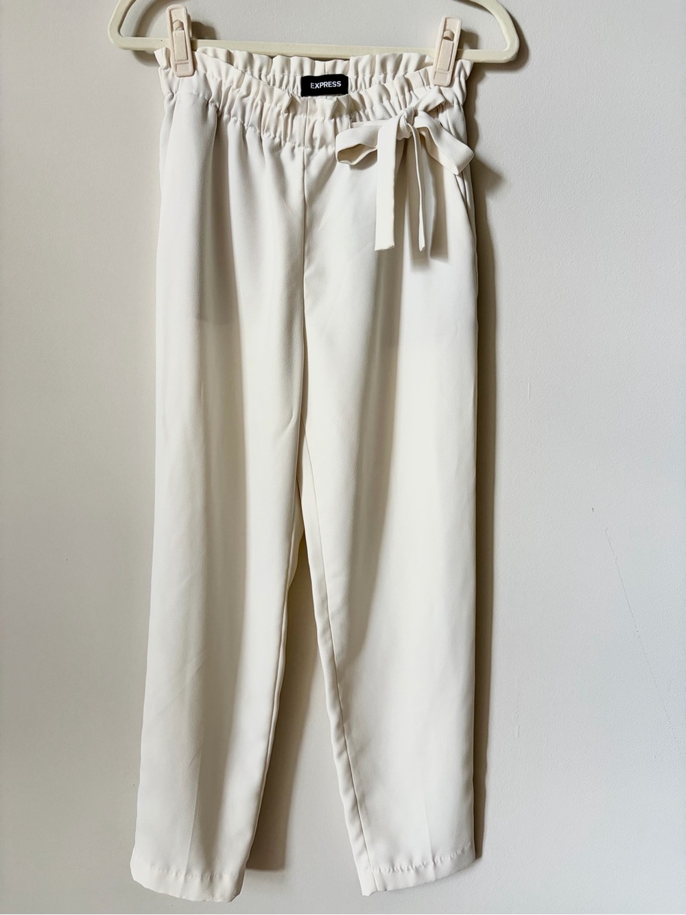 Express High Waisted Belted Trouser
